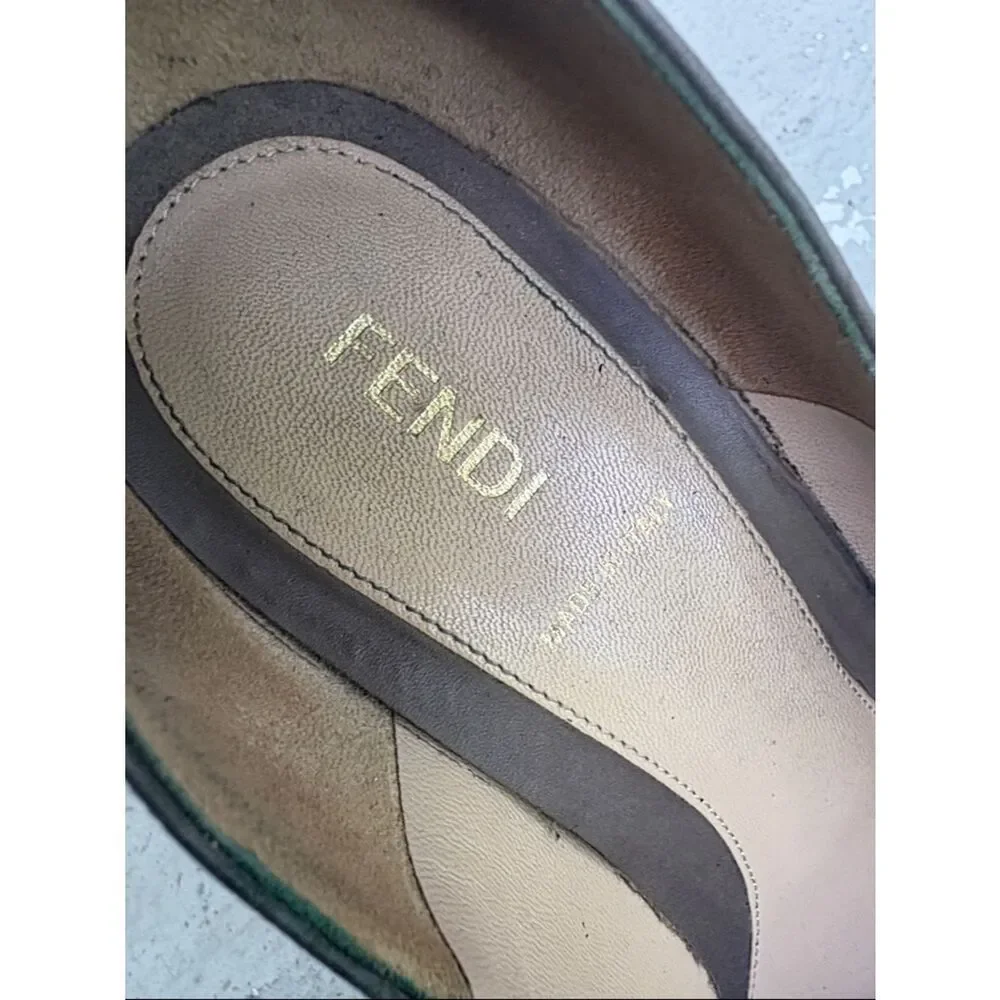 Fendi leather Fendista platforms